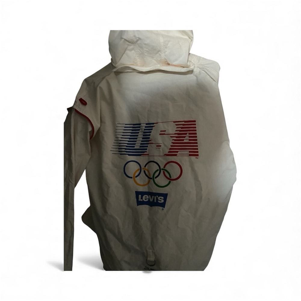 Rare Levi's USA Olympic White Jacket rare men’s collector piece